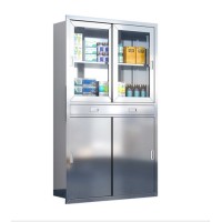 304ss Stainless Steel Veterinary Instrument Cabinet
