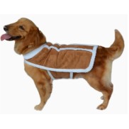 3-Winter Warm Dog Clothes，Faux‑Suede Thick Cotton Coat