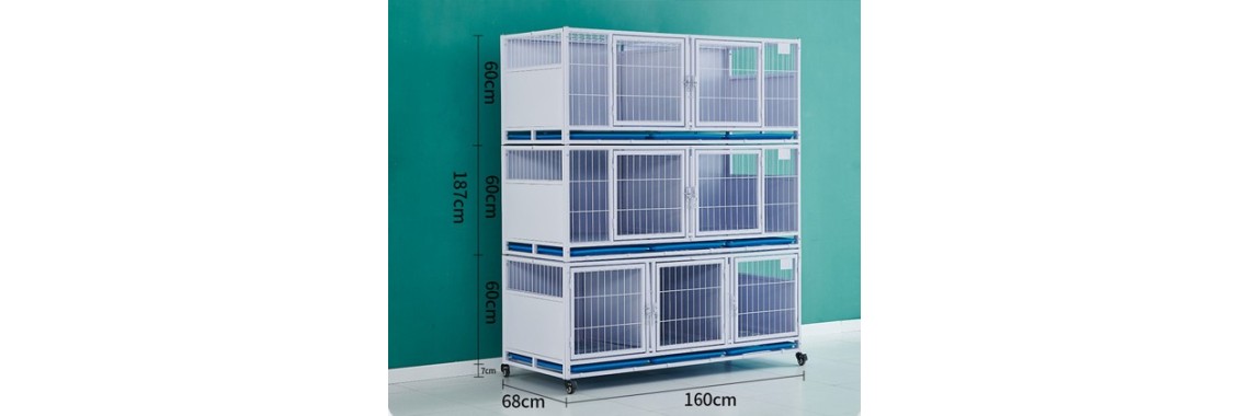 Veterinary Isolation Cage For Infectious Disease Pets