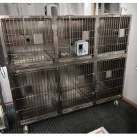 Combined 304ss Veterinary Cages